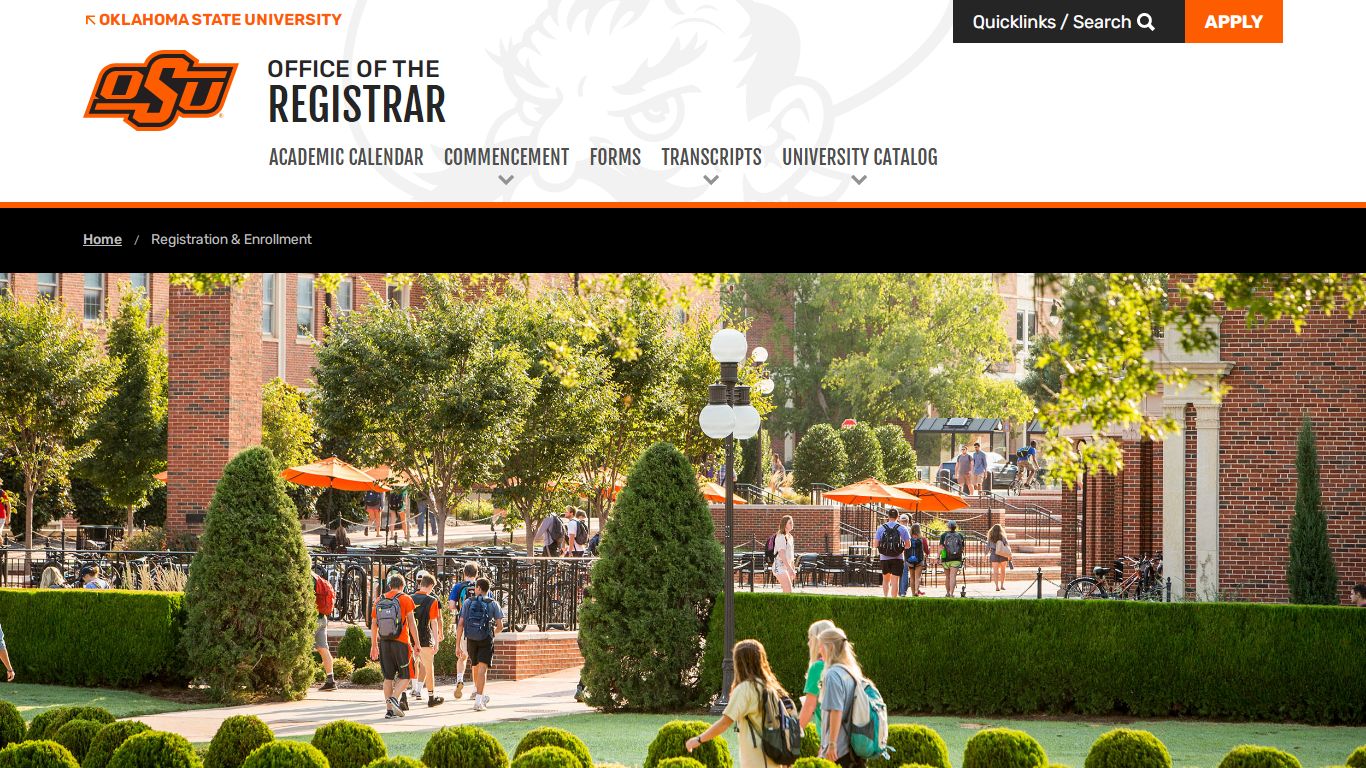 Registration & Enrollment | Oklahoma State University