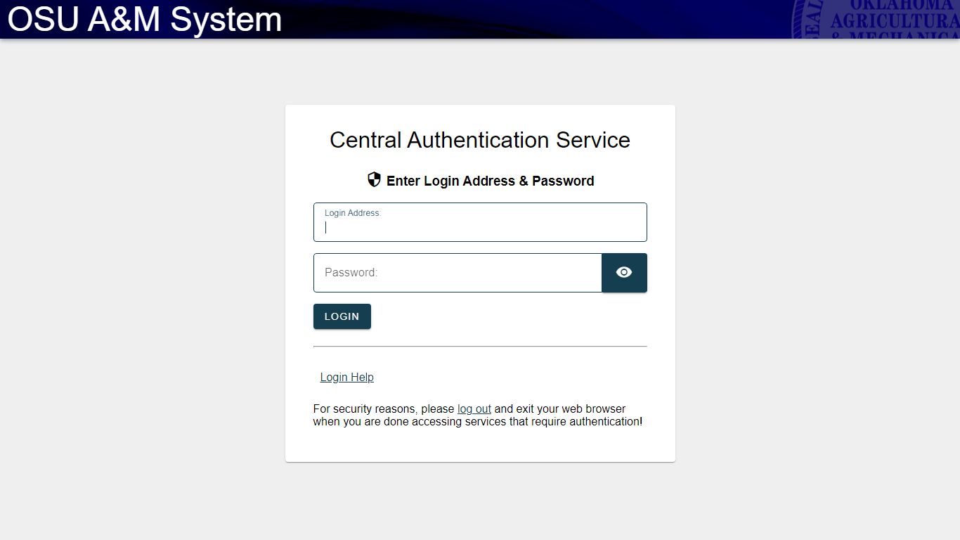 CAS - Central Authentication Service - Oklahoma State University ...